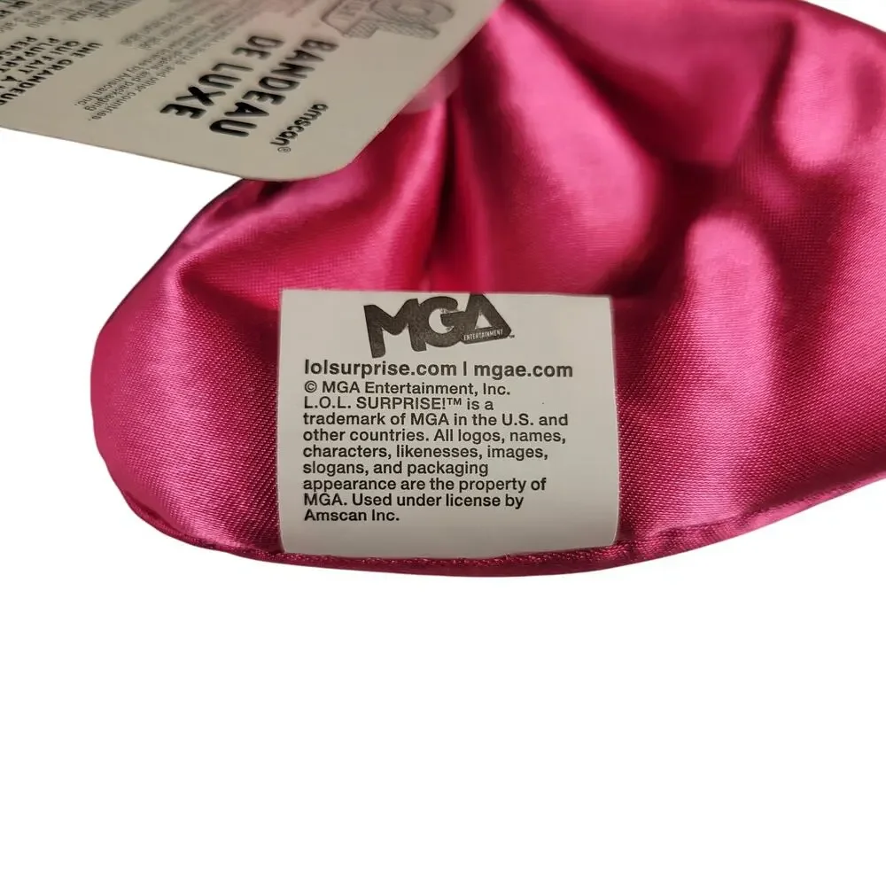 LOL Surprise Deluxe Headband Pink Bow One Size Fits Most Birthday Party